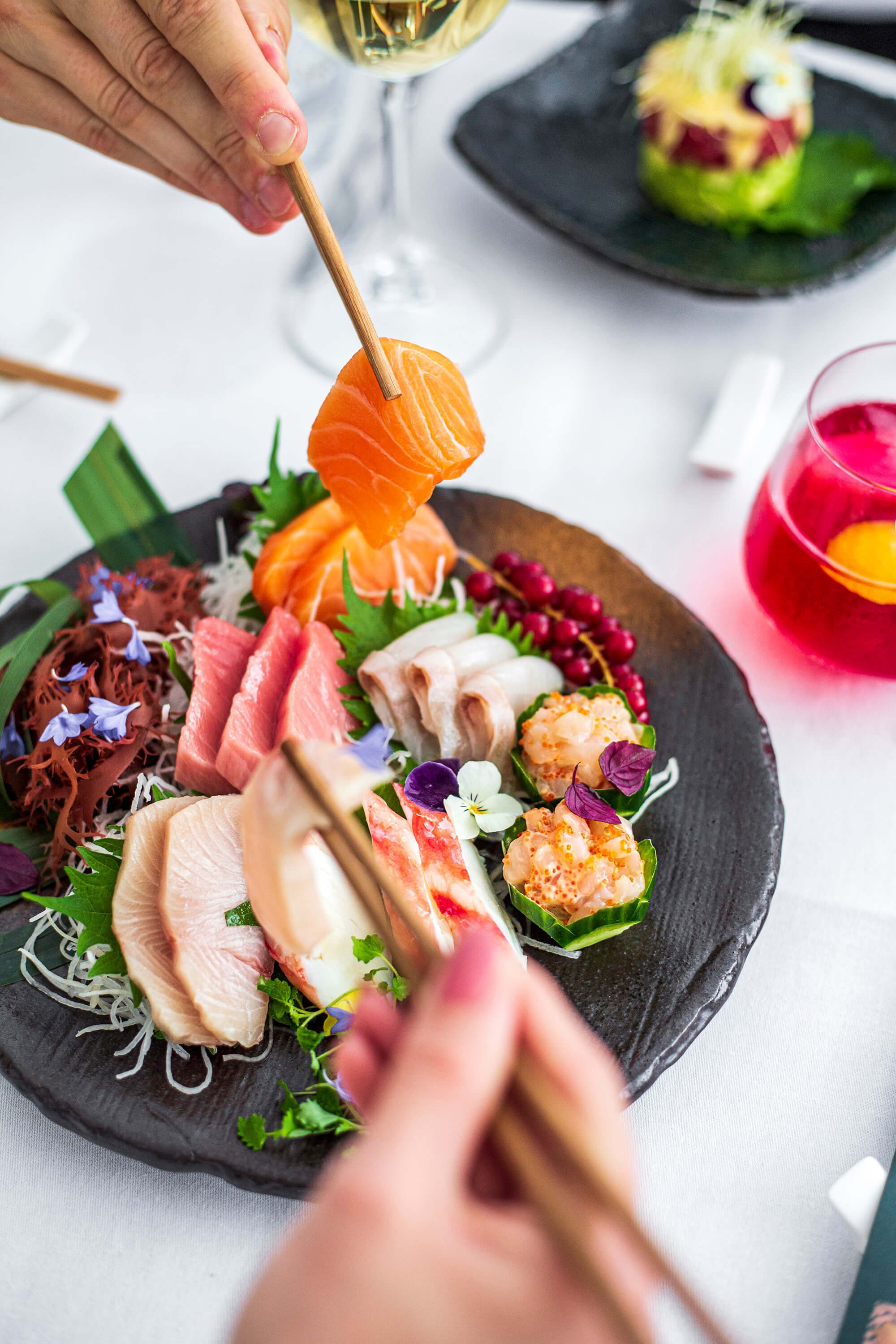 Sumosan Twiga restaurant sushi dish